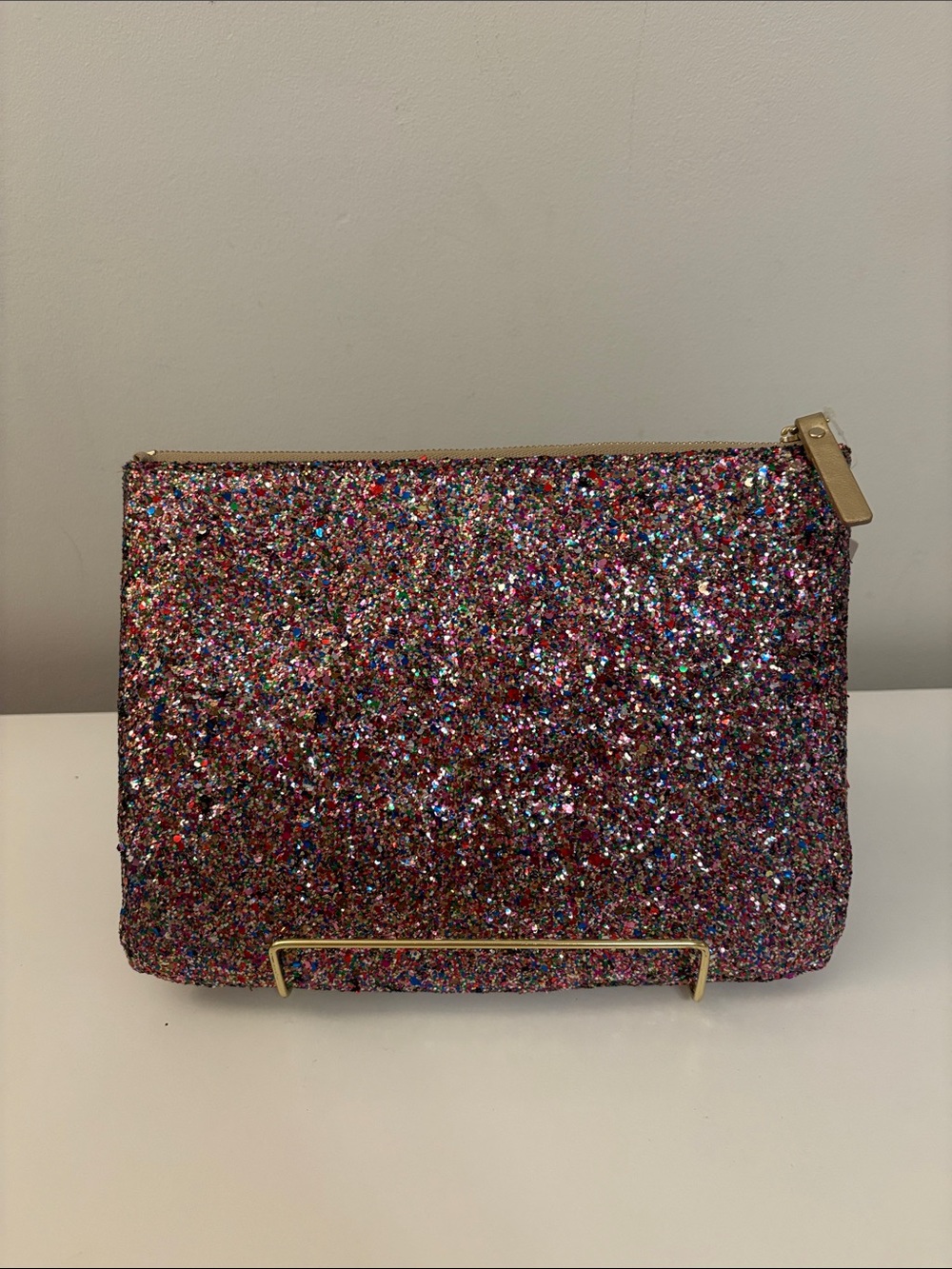 Kate Spade ♠️ Multi-Color Glitter Large Clutch - Picture 5 of 9